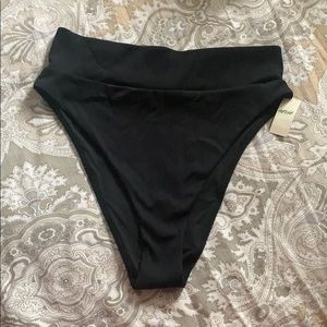 Aerie ribbed high cut bikini bottom